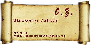 Otrokocsy Zoltán névjegykártya